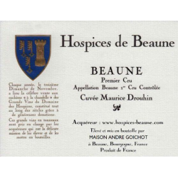 Hospices de Beaune Beaune Premier Cru Cuvée Maurice Drouhin 2020