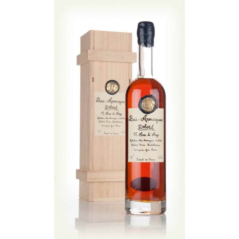 Delord Bas Armagnac 15-letni w skrzynce